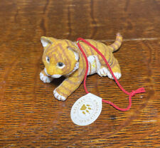Vintage Sumatran Tiger Christmas Ornament Fraser Collection Endangered Species picture