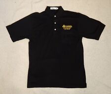 Vintage 1980's Sahara Hotel & Casino Las Vegas Golf Polo Shirt Black Size LARGE picture