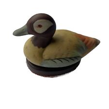 Vintage Small Hand Painted Figural Ceramic Duck - 5