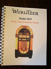 Wurlitzer 1015 Jukebox Service& Parts Manual picture