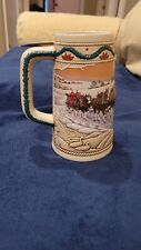 *1996 Budweiser Holiday Stein, American Homestead.  picture