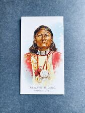 1888 N2 Allen & Ginter American Indian Chiefs Always Riding Yampah Ute. picture