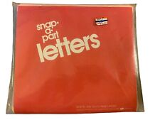 Vintage National's Quicki - Letter Snap-a-Part Letters 50 3ply Sets picture