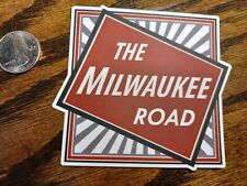 The Milwaukee Road laminated die-cut vinyl sticker picture