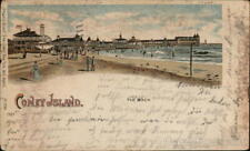 1904 PMC Coney Island,NY The Beach-Gruss Aus Style Kings County New York Vintage picture