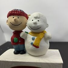 HALLMARK Keepsake The Peanuts Gang Charlie Brown Snowman Christmas Ornament 1993 picture