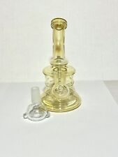 5” Bell Shaped 14mm Fumed Tobacco Water Pipe  Bubbler Hookah picture