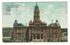 Tarrant County Court House Fort Worth Texas Antique Postcard TX 1909 Curt Teich picture
