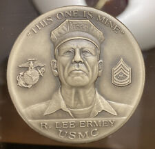 GLOCK PERFECTION CHALLENGE COIN USMC GUNNERY SERGEANT R. LEE ERMEY  RARE ** picture