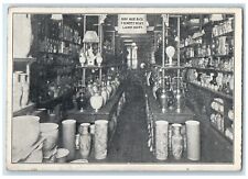 c1905 Chinese Store Lamp Department Interior View New York City NY Postcard picture