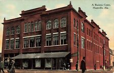 A Business Center Huntsville Alabama AL Street Scene c1910 Postcard picture