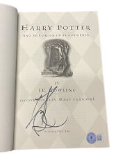 Daniel Radcliffe Signed Auto Harry Potter And The Order Of The Phoenix Book BAS picture