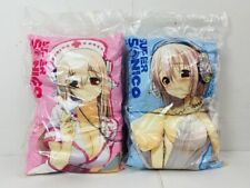 Super Sonico BIG Cushion All Types Set of 2 Blue Headphones Prize SK JAPAN picture