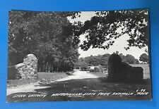 ANAMOSA Iowa IA RPPC Real Photo Postcard Stone Gateway Wapsipinicon State Park picture