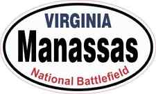 5x3 Oval Manassas National Battlefield Sticker Car Truck Vehicle Bumper Decal picture
