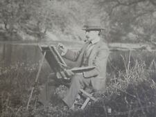Vintage 20’s photograph artist painting ANDREW H. BROWN National Geographic Plen picture