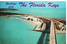 VINTAGE POSTCARD GREETINGS FROM THE FLORIDA KEYS POSTED IN 1965 picture