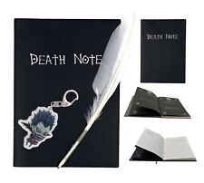 Goldenvalueable Anime Death Note Cosplay Notebook with Feather Pen and Keychain picture