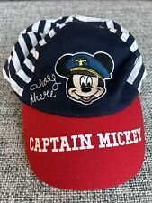Captain Mickey Mouse Infant Baby Hat Cap Ahoy There 12-18 MO Nautical Sailing  picture