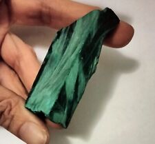 44.9g Natural Malachite Rough Crystal Mineral Specimen, 60 mm, 1 PC. picture