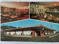 Postcard Canton Restaurant Chinese Art Burlington WA Unposted Scalloped Edges picture