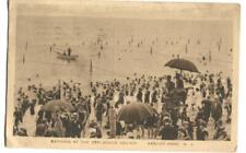 Postcard Bathing Esplanade Review Asbury Park NJ 1921 picture