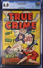 TRUE CRIME COMICS #3  CGC 6.0      Classic Jack Cole cover & stories picture