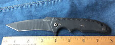 Kershaw folding knife RJ Martin 1730TBLK tungsten-coated Tanto 3D Grooved RARE picture
