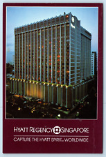 Singapore The Hyatt Regency Hotel at Scotts Road Chrome UNP Postcard picture