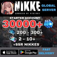 [GLOBAL ] GODDESS OF VICTORY NIKKE Starter 30000 GEMS/200+/2-10 Voucher ] picture