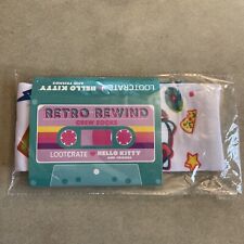 Sanrio Loot Crate 2019 Retro Rewind Crew Socks New In Package Hello Kitty Friend picture