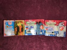 McDonald’s 1995 Ty Beanie Babies American Trio Spangle Lefty Righty Internationa picture