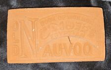 LDS Book of Mormon ~ Egyptian Brick Old Nauvoo & Ebenezer Marble Stone picture