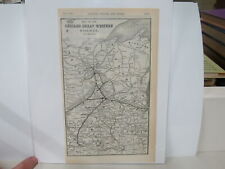 Original map of the Chicago Great Western Railway ~ 1904 picture