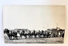 RPPC Oregon Wagon Team Hauling Coke Grants Pass To Takilma Early 1900's Antique picture