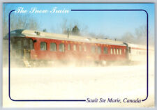 The Snow Train Sault Ste Marie Ontario Canada Postcard picture