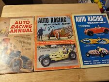 Three Vintage 1950's Auto Racing Yearbook, Old & New And Annual picture