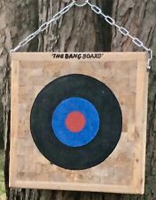 Axe Throwing Wooden End Grain Target  The Bang Board The Best Their Is picture