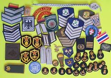 Nice lot of 55 + different military ,various countries patches    (lot 132)  . picture