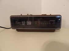 Vintage Panasonic RC-6030D Flip Number Clock Radio  - NO LIGHT (Clock Works) picture