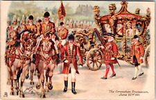 Coronation Procession - King George, Queen Mary- 1911 Tuck Postcard- Harry Payne picture