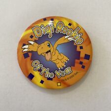 Digimon Vintage Digimon Badge Digi Rookie Of The Year 2000 Toei Merchandise Tazo picture