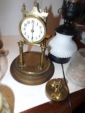 Antique RARE Early 400 Day Germany Anniversary Torsion Dome Clock Running EXC picture