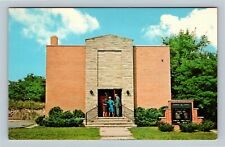 Ravenna OH, 1955 Church Of Christ Building, Members, Ohio Vintage Postcard picture