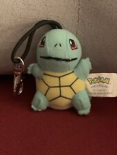 Vintage 1998 Pokémon Plush SQUIRTLE Bean Bag Keychain picture