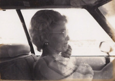 3G Photograph Polaroid Beautiful Woman Profile Portrait Driving Car Sunglasses  picture