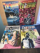 Crossfire Eclipse 1985 & 1986  Vintage Comic Books #14,15,16 & 17 picture