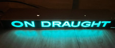 Vintage On Draught Light up  Beer Sign. Beautiful Colors. Very Rare. picture