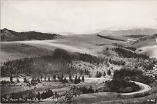 Big Horn Mts. Via U.S. Highway 16 Montana Real Photo Vintage Postcard picture