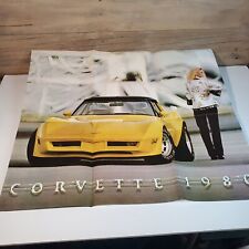 1980 Original Corvette Poster / Sales Brochure NOS picture